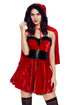 Sexy Little Red Damsel Christmas Costume